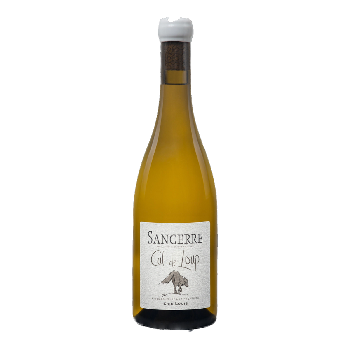 Sancerre Blanc Cul de Loup 2023 fra Domaine Eric Louis, elegant hvidvin på 100% Sauvignon Blanc fra Loire.
