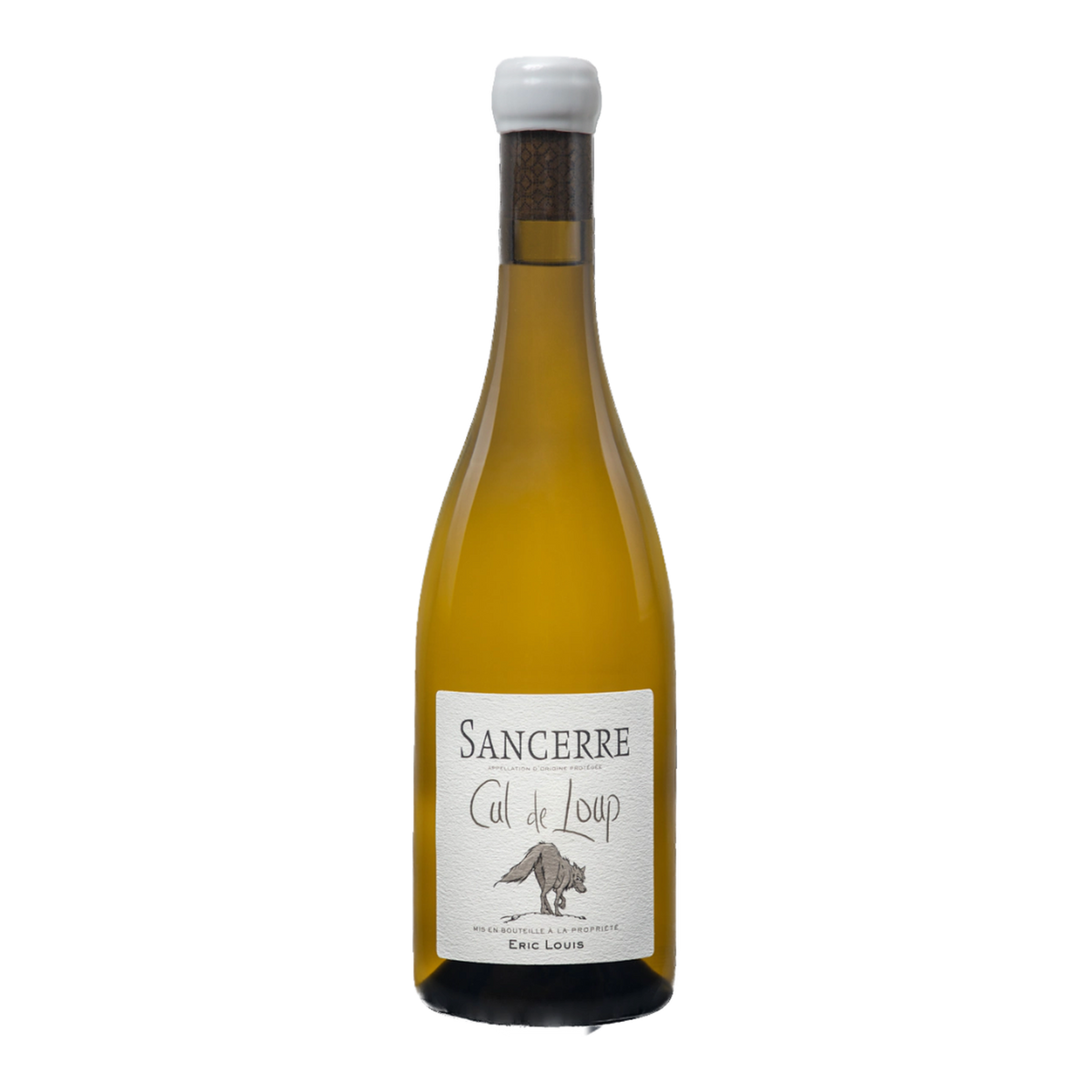 Sancerre Blanc Cul de Loup 2023 fra Domaine Eric Louis, elegant hvidvin på 100% Sauvignon Blanc fra Loire.