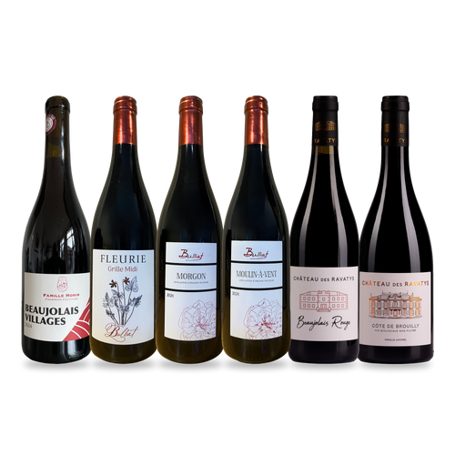 Rød Beaujolais i én kasse
