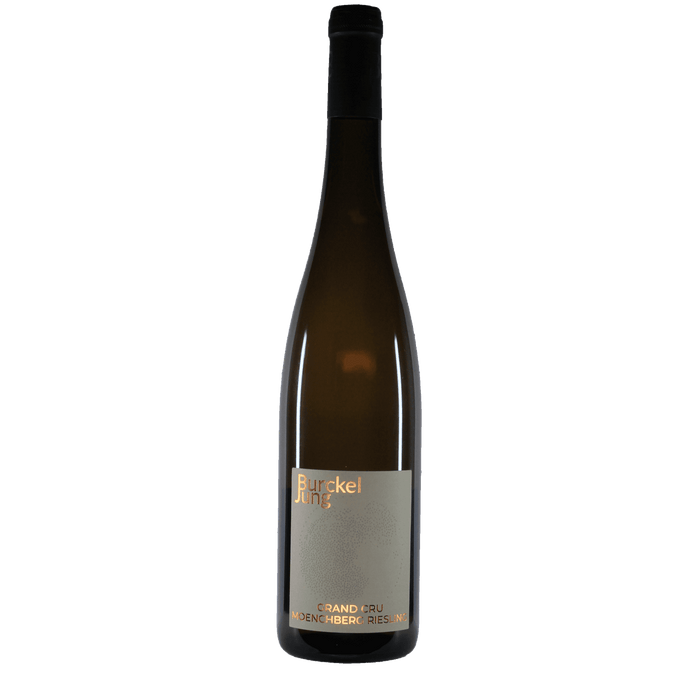 Grand Cru Moenchberg Riesling fra Domaine Burckel-Jung, en elegant økologisk Alsace riesling grand cru hvidvin.