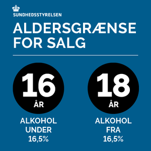 Sælges ikke til personer under 18 år